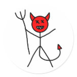 Stick Devil stickers