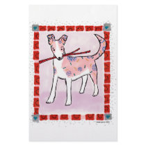 stick dog stationery paper