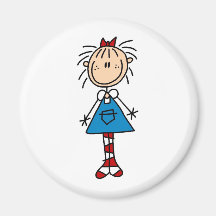Stick Figure Annie Magnet