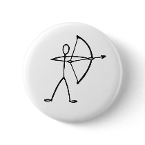 Stick figure archer t-shirts and gifts. buttons
