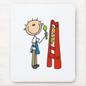 Stick Figure  Artist mousepads
