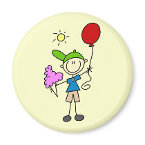 Stick Figure At the Fair Tshirts and Gifts magnets