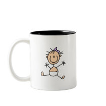 Stick Figure Baby Mug by stick_figures Stick Figure Baby Mug