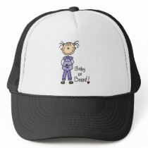 Stick Figure Baby on Board hats