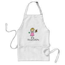 Stick Figure Baby Under Construction aprons