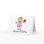 Stick Figure Baby Under Construction Greeting Card