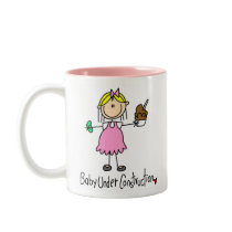Stick Figure Baby Under Construction mugs