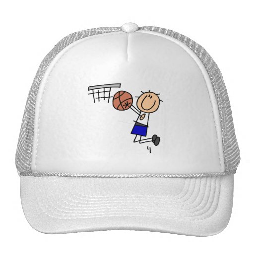 Stick Figure Basketball Sink T-shirs and Gifts Trucker Hats