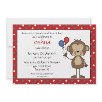Stick figure Boy 1st Birthday Invitation by celebrateitinvites Stick figure Boy 1st Birthday Invitation