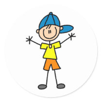 Stick Figure Boy Sticker by stick_figures Stick Figure Boy Sticker