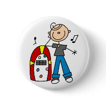 Stick Figure Boy with Jukebox Tshirts and Gifts buttons