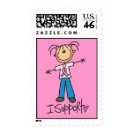 Stick Figure Breast Cancer Support Postage