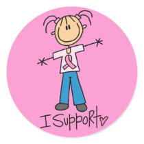 Stick Figure Breast Cancer Support stickers by stick_people Stick Figure Breast Cancer Support stickers