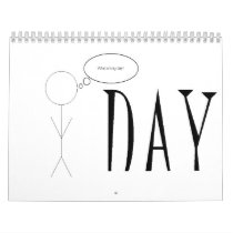 Stick Figure Calendar