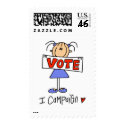 Stick Figure Campaign Worker postage by stick_people Stick Figure Campaign Worker postage
