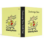 Stick Figure Cheering Rocks T-shirts and Gifts Binders