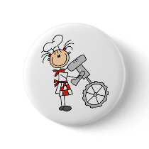 Stick Figure Chef Using Mixer Buttons