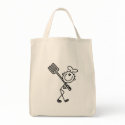 Stick Figure Chef with Fork bags by stick_figures Stick Figure Chef with Fork bags