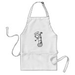 Stick Figure Chef with Ladle Apron