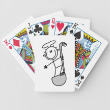 Stick Figure Chef With Ladle Deck Of Cards