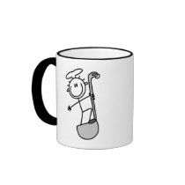 Stick Figure Chef with Ladle Mug