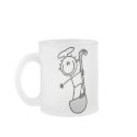 Stick Figure Chef with Ladle mugs