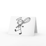 Stick Figure Chef with Whisk Tshirts Greeting Cards