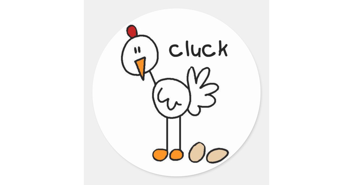 chicken stick drawing