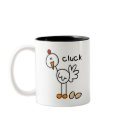 Stick Figure Chicken mugs
