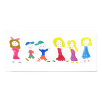 Stick Figure Children 2 Posters & Prints