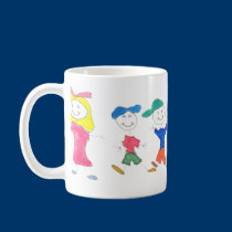 Stick Figure Children Mugs & Drinkware