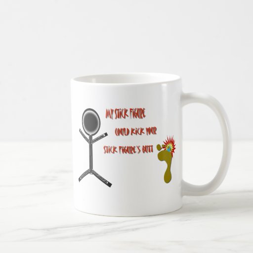 Stick figure classic white coffee mug Zazzle