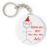 Stick Figure Dan Christmas Shirt keychains