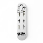 stick figure deck custom skateboard
