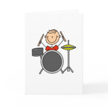Stick Figure Drummer Card by stick_figures Stick Figure Drummer Card