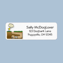 Stick Figure Earthdog labels