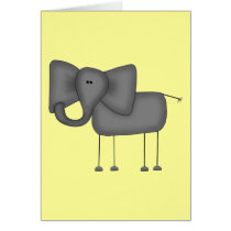 Stick Figure Elephant Tshirts and Gifts Cards