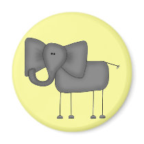 Stick Figure Elephant Tshirts and Gifts Magnets