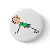 Stick Figure Exercising Button