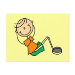 Stick Figure Exercising T-shirts and Gifts Postcards