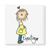 Stick Figure Expecting Baby magnets by maternity Stick Figure Expecting Baby magnets