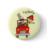 Stick Figure Firefighter to the Rescue Buttons