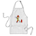 Stick Figure Firefighter with Hose Apron by stick_figures Stick Figure Firefighter with Hose Apron
