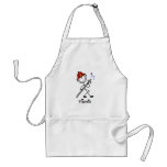 Stick Figure Fireman Apron