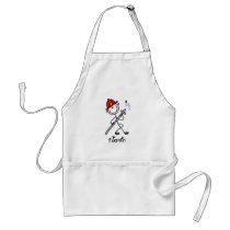 Stick Figure Fireman aprons