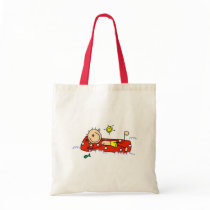 Stick Figure Floating Tshirts and Gifts Canvas Bags