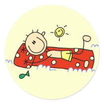 Stick Figure Floating Tshirts and Gifts stickers by stick_figures Stick Figure Floating Tshirts and Gifts stickers