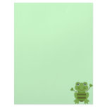 Stick Figure Frog Personalized Letterhead