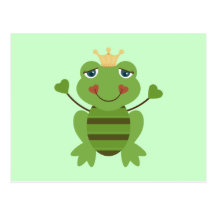Stick Figure Frog Prince Post Cards