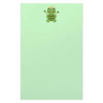 Stick Figure Frog Prince stationery
